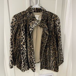 Chico’s leopard print coat